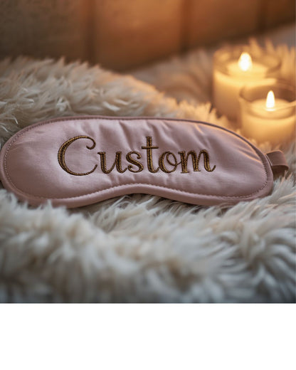 Custom sleep mask
