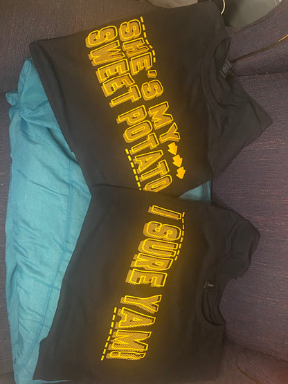 Sweet Potato Couples shirt